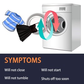 3406107 Dryer Door Switch Replacement Whirlpool & Kenmore Dryers - Replaces WP3406107, AP6008561, 3405100, 3405101, 3406100, 3406101, 3406109