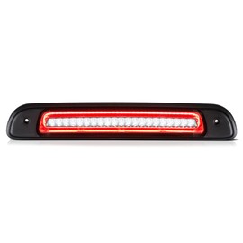 VIPMOTOZ Full LED 3rd Third Brake Tail Light Lamp Compatible With 2000-2006 Toyota Tundra Pickup Truck Chrome Lens Smoked Tinted Lens