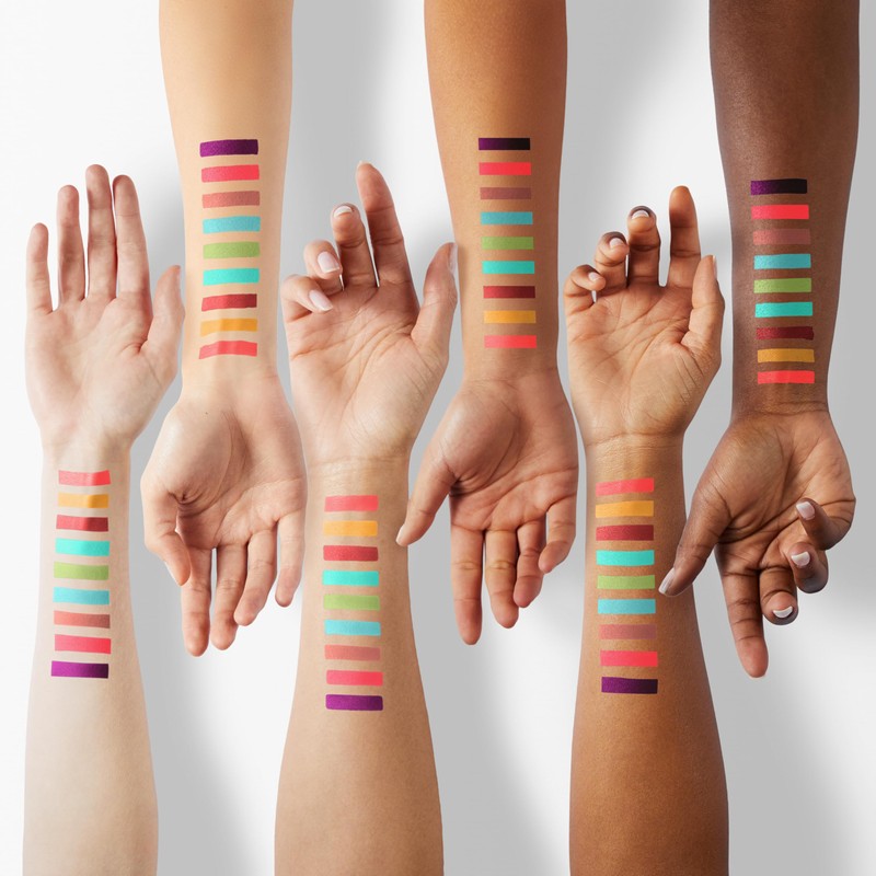 Juvia's Place Palette The Zulu - Turquoise, Red, Purple, Shades