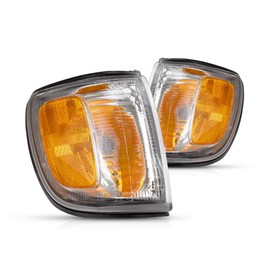 For 1999-2002 Toyota 4Runner Pair Driver and Passenger Side Turn Signal/Side Marker Light With Bulbs Included TO2520157 TO2521157 | 81620-35340 81610-35330 ;
