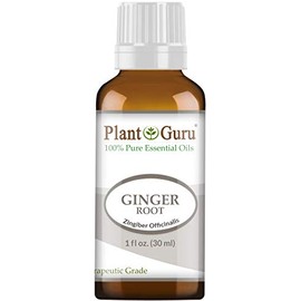 Fresh Ginger (Root) Essential Oil 1 oz / 30 ml 100% Pure Undiluted Therapeutic Grade for Skin, Body and Hair Growth. Perfect for DYI Soap Making and Aromatherapy Diffuser.