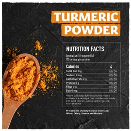 Eastanbul Turmeric Powder, 6oz Ground Turmeric Powder AKA Curcuma En Polvo, Indian Turmeric Ground & Pure, Top-Notch Culinary Tumeric Powder, Vegan, Non-GMO Turmeric Spice Powder, Ground Tumeric