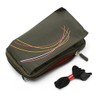 DFV mobile® Multi-Functional Vertical Stripes Pouch Bag Case Zipper Closing