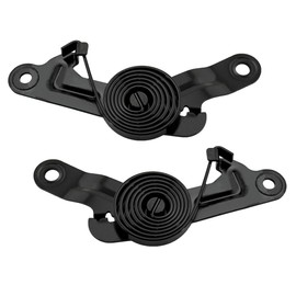 For GMC Sierra 2500/3500 HD 2017 2018 2019 Hood Hinge Driver and Passenger Side | Pair | With Spring Hinge | 6.0L Engine | All Cab Types | Steel | GM1237144, GM1237143 | 84171187, 84171188