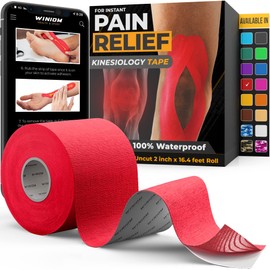 Kinesiology Tape-Incredible Support for Athletic Sports and Recovery+Free Taping Guide-Uncut 2 inch 16.4 feet Roll (Lime Green + Free Taping Guide, Pack of 1)