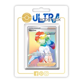 my-booster SWSH06-FR24-UB-221 Narcisse (Narcisse) 221/198 Flowing Attack Secret Rainbow Trainer, Ultraboost X Epée et Bouclier 6 Règne de Glace, Box of 10 French Pokémon Cards