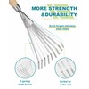 Small Hand Rake Garden Tool Hand Leaf Rake 9-Teeth Rake