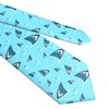 DORKEIXIA Shark Fin Ocean Dangerous Marine Men'S Novelty Tie Necktie