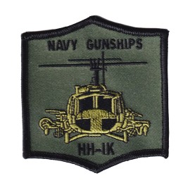 Bell® HH-1K, Navy Gunships,  3.5 inch Patch– Sew On