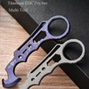 Hamans EDC Pry Bar Multi Tool Titanium EDC Crowbar Prybar