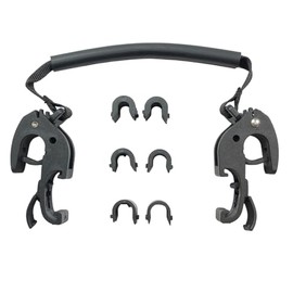 Valkental - Hooks for large pannier rack rails up to 16 mm diameter, mounting hooks compatible with ValkOne, ValkPro, ValkBasic and ValkOcean