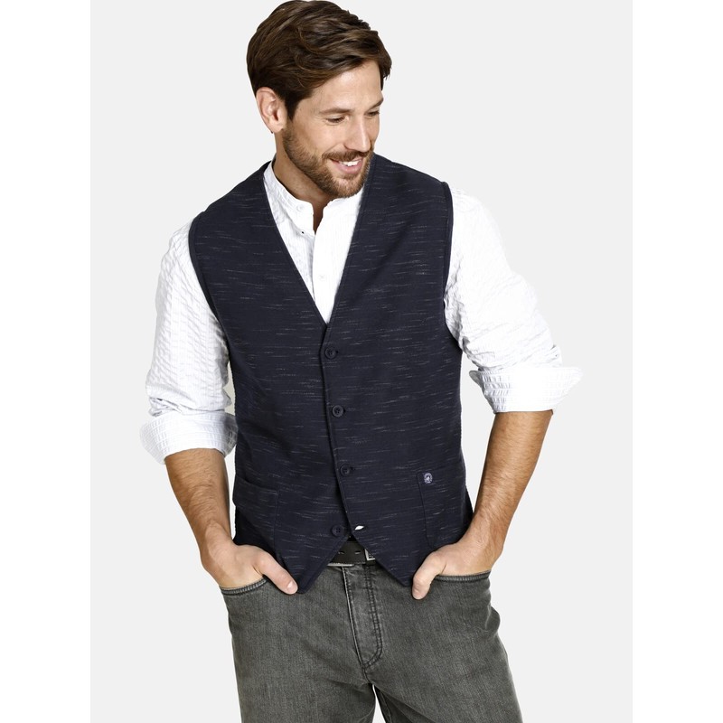 Jan Vanderstorm Ahlmann Men's Sweat Vest, darkblue