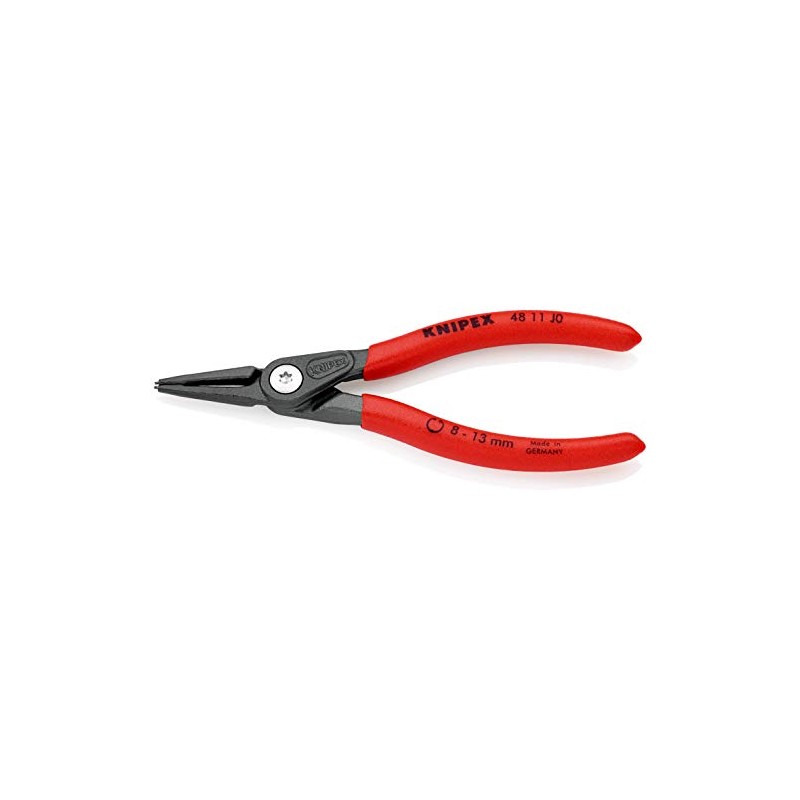 KNIPEX 4811-J0 Precision Snap Ring Pliers for Holes Straight (SB)