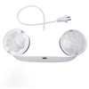 LED Emergency Light Two Head Adjustable Commercial Emergency Lighting Fixtures