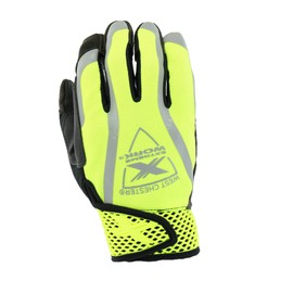 Extreme Work® 88208 VizX Gloves – Medium, Safety Performance w/ Suede Palm, Hook and Loop Cuff, XTouch Index Finger