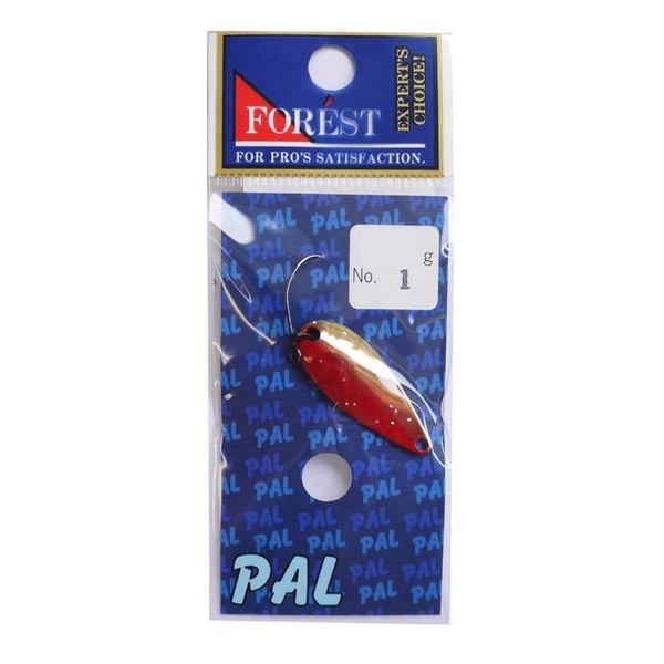 Forest (Forest) Lure Pal 3.8 G 1 赤金 Spoon