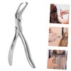 KONTONTY 1 Pair Hair Extension Pliers Stainless Steel Bonding Tool