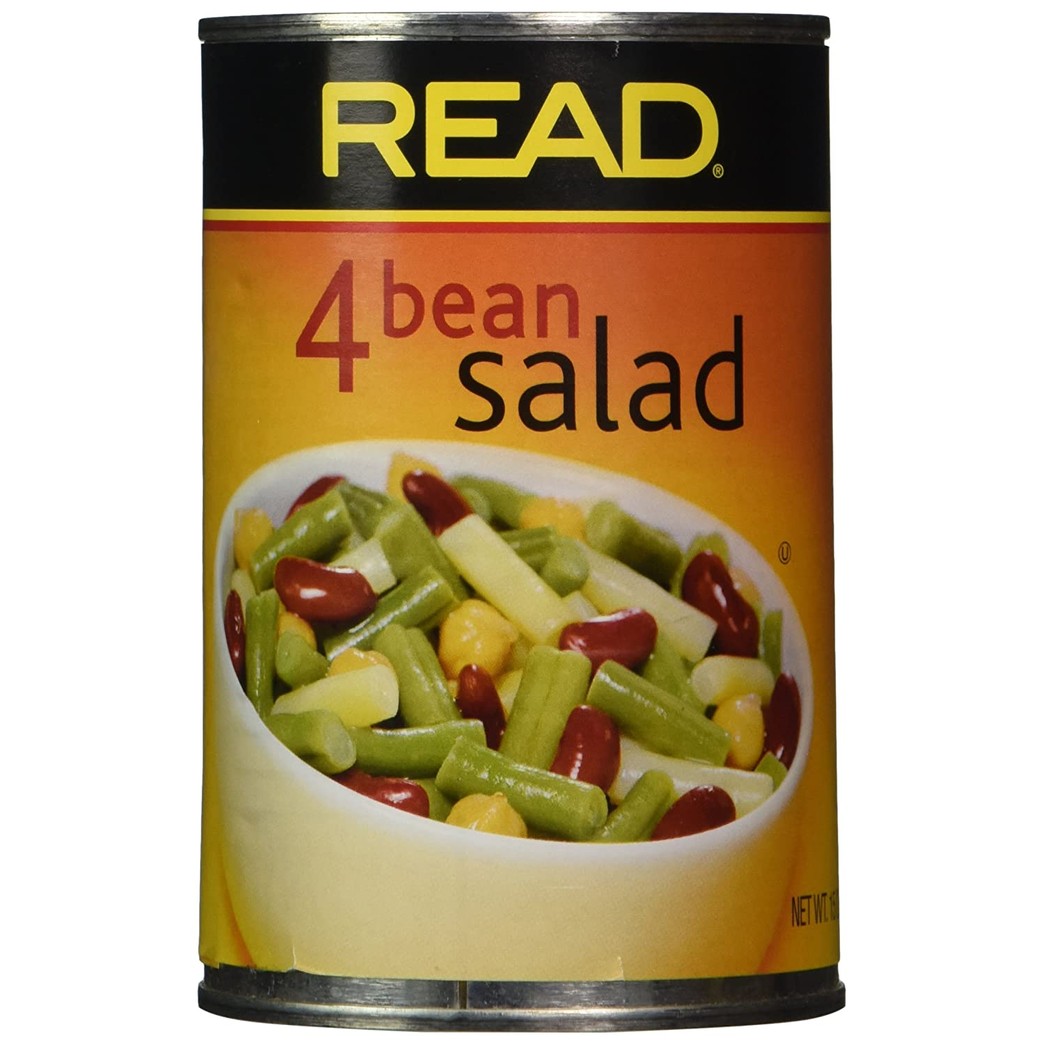 Read Four Bean Salad Can, 15-Ounce (Pack of 12)
