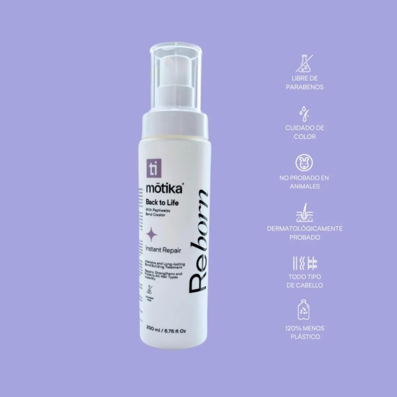 Reborn Back To Life Mist Reparador De Cabello 200ml