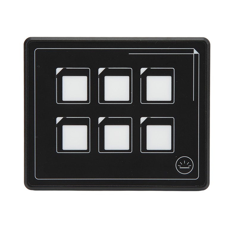 6P Switch Panel Bluetooth APP Control IP66 Waterproof Backlight M4