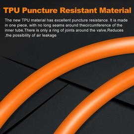 CYCLAMI TPU Gravel/MTB Inner Tube, 700C x 32"-47" Gravel & 26"/27.5"/29"X1.9-2.5 Mountain Bike, 2PCS TPU Bike Inner Tube for Mountain Bike(Include 2 Tyre levers) (2P-Gravel-FV:45mm)