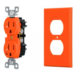 Volteck Contacto Dúplex Tierra Aislada + Placa Standard