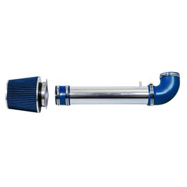 Rtunes Racing Short Ram Air Intake Kit + Filter Combo Compatible For 88-95 4Runner / Pick Up / T100 2.4L (Blue)