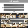 PiccoCasa Table Runner, 100% Cotton Dining Table Runner 33x183 Cm/14"x72",