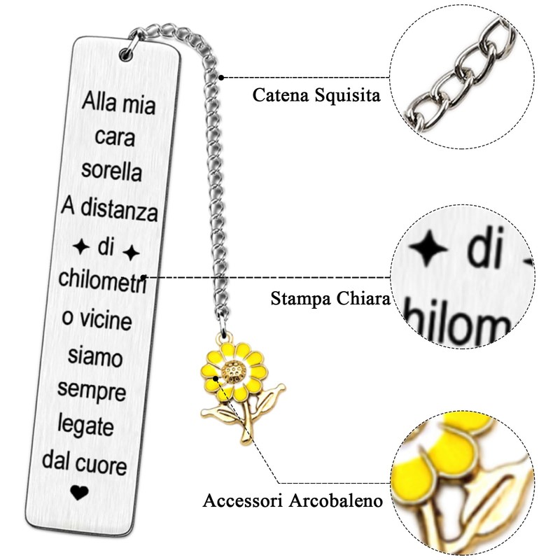 LOHENYOR Gifts for sisters, best sister, birthday gift for big