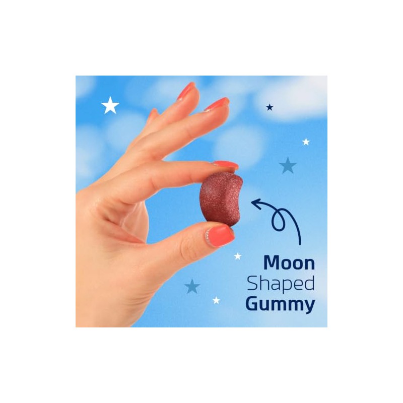 Bioglan VitaGummies Pure Magnesium Glycinate Night-Time Gummies, 100mg Magnesium Bisglycinate,