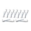 Plutreas 5 inch Gutter Hangers, Heavy Duty Aluminum Hidden Rain
