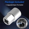 KPALAG Upgrade Stainless Steel Spare Wheel Handle CNC Socket Tool