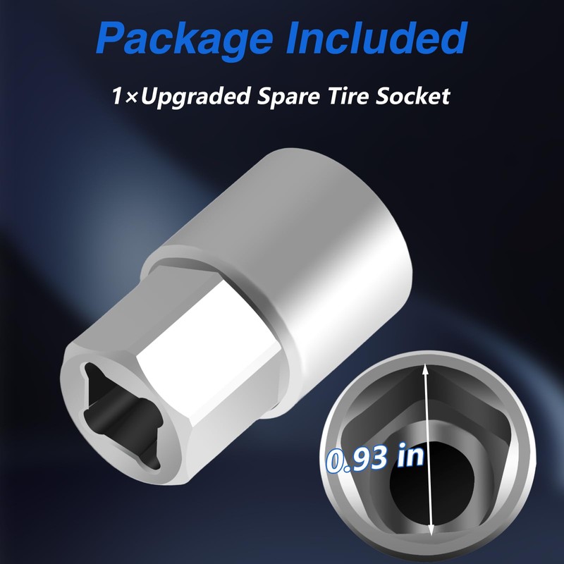 KPALAG Upgrade Stainless Steel Spare Wheel Handle CNC Socket Tool