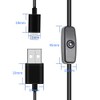 JacobsParts 3A USB Type C Cable On/Off Power Button Switch