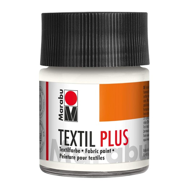 Marabu - Textil Plus, Full-Coverage Fabric Paint for Dark Fabrics, Suitable for Fabric Painting and Fabric Printing, Washable up to 40 °C After Fixing