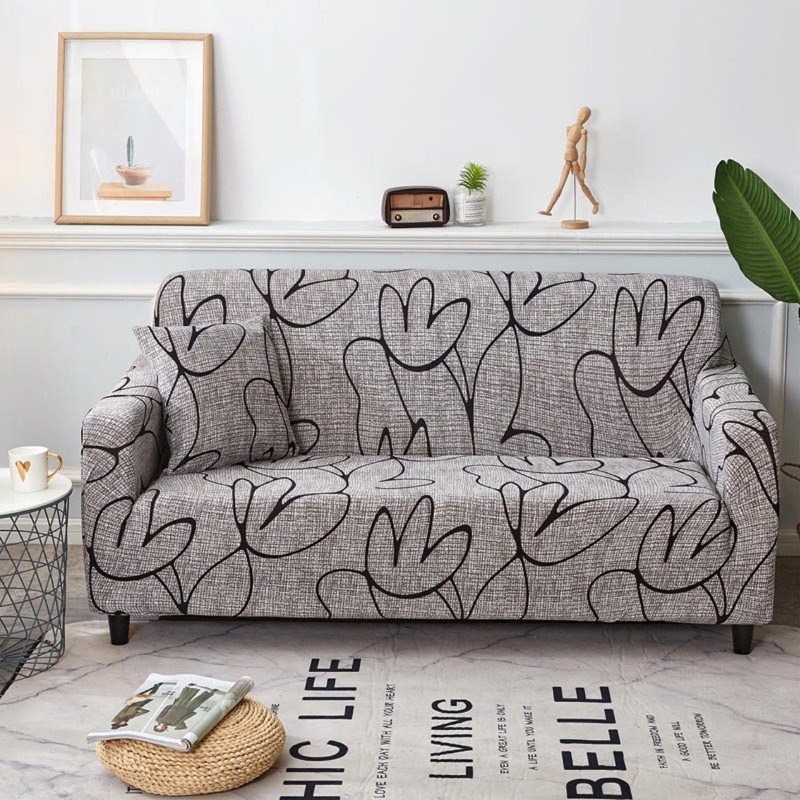 Hyper Cover Stretchable Sofa Cover (Mild Lotus, 2 Seater) -