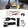 24V 500W Electric Bike Controller Throttle Grip with Square Screen