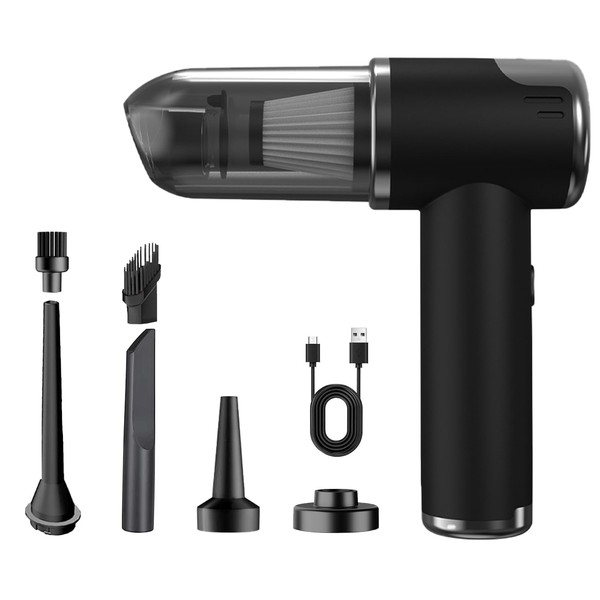 CILIENG Handstaubsauger 11000Pa, Mini Autostaubsauger Auto mit USB-C Schnellladung, 4