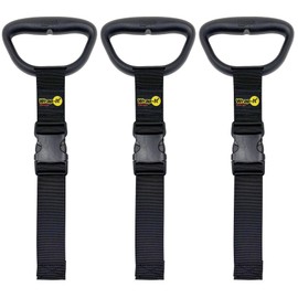 Clip 'n Carry Wrap-It Storage Straps - 25" (3-Pack) - Carrying Straps for Water Hose Storage and Extension Cord Holder