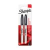 SHARPIE Permanent Markers Fine Tip Black Pack of 2