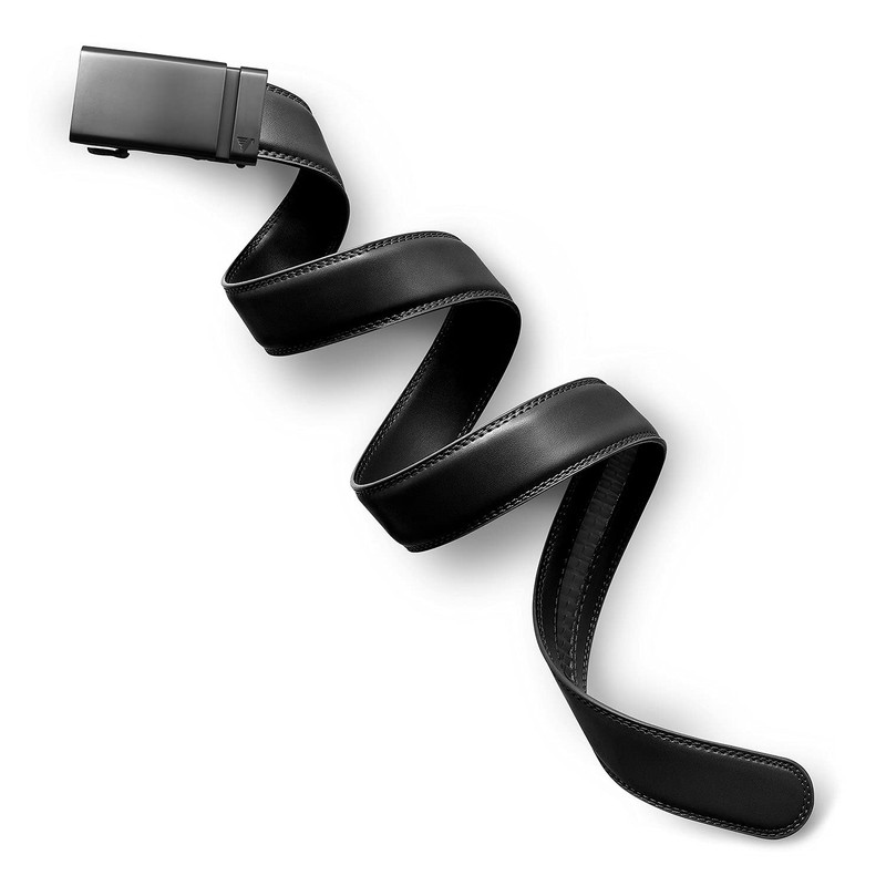 Mission Belt Men's Ratchet Belt - 35mm Gun Metal Buckle/Black