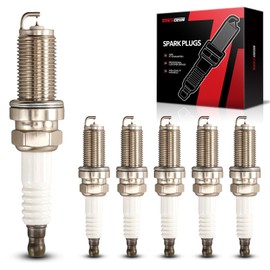 Torchbeam Spark Plug LFR5AIX-11 O34469 6Pack Compatible with 1500, 2500, 3500, Durango, RAV4, Camry, 4Runner, Frontier, Cherokee, Compass, Renegade, TITAN, Altima, Sentra, Pathfinder