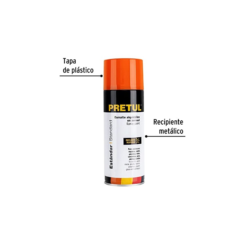 Pretul Painting (acrylic enamel) spray, orange
