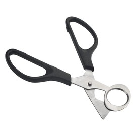 XINMEIWEN 10Pack Stainless Steel Quail Egg Cutter Scissors Quail and Pigeon Egg Cutter Tool Quail Scissors Opener Quail Egg Cracker for Home Kitchen (Black)