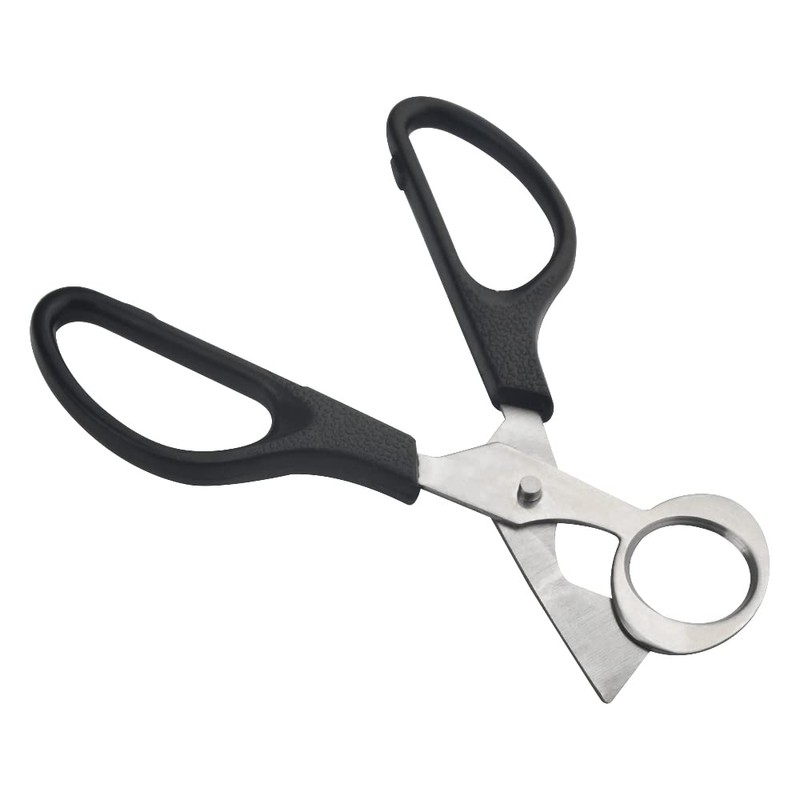 XINMEIWEN 10Pack Stainless Steel Quail Egg Cutter Scissors Quail and