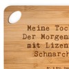 Mr. & Mrs. Panda Bamboo Chopping Board with German Text
