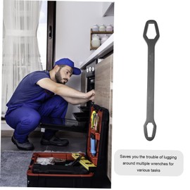 Alipis Wrench Ratchet Spanner Self-tightening Screw Wrench 8-22mm Multipurpose Spanner for Mechanics and Diyers