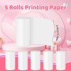 5 Rolls Kids Camera Print Paper Refill, Kids Instant Print