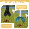 PETAXCELL Poop Scooper, 19.3" Long Handle No Touch Dog Poop