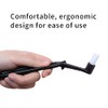 Watchget Espresso Machine Brushes Nylon Bristle Brushes Double Use with